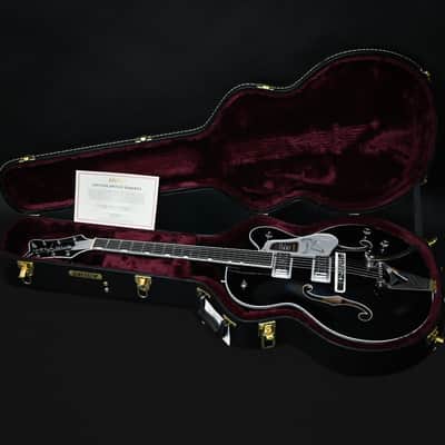 Gretsch Falcon Hollow Body w/ String-Thru Bigsby- Black (JT25113883) image 5