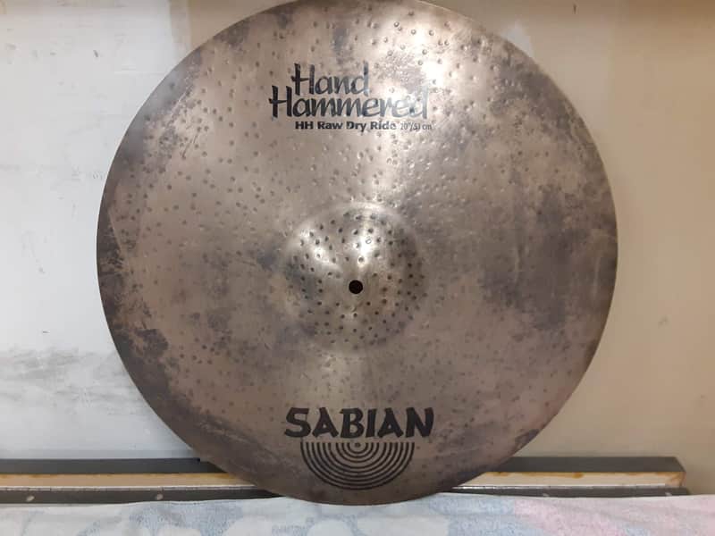 Sabian 20" Hand Hammered Raw Dry Ride imagen 1