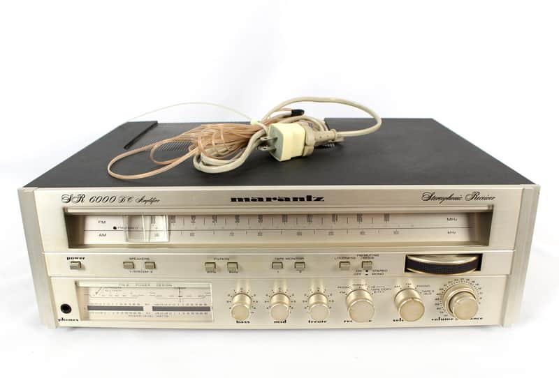 Marantz SR 6000 DC Amplifier True Power Tuner Receiver w/ Adapter Excellent! image 1