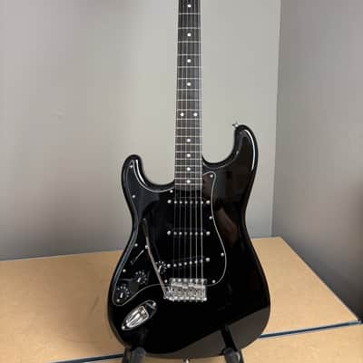 Squier Stratocaster "Silver Series" made in Japan  1993-94 - Left Handed - Black image 1