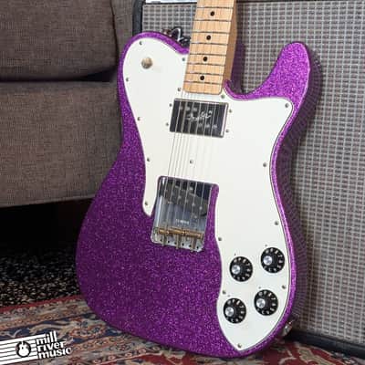 2018 Fender Limited Edition '72 Telecaster Custom – Purple Sparkle – Curtis Novak Pickups – Includes Original Gig Bag – Used Excellent