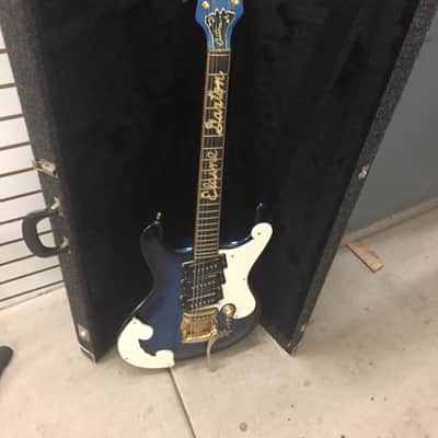 Mosrite Owned By Elaine Garton 1985's Blue One Of kind! Made By Semie Moseley Himself! image 1