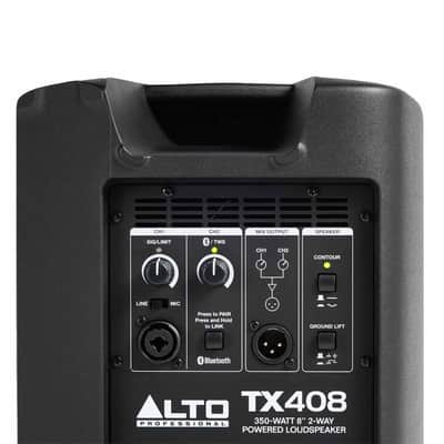 Alto Professional TX408 350W 8" Powered Active DJ PA Loudspeaker w Bluetooth image 6