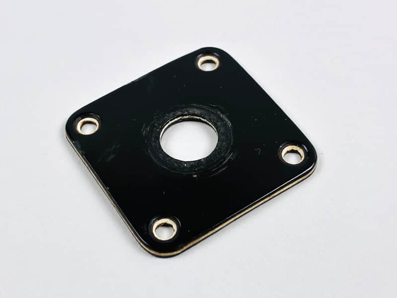 Gibson Jack Plate – Original Nitrate, Double-Cream Edge. 1957, 1958, 1959, 1960. Black image 1