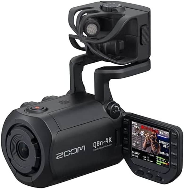 Zoom Q8n-4k Handy Video Recorder, 4k UHD Video, Stereo Microphones Plus Two XLR Inputs, Four Tracks of Audio Recording, Webcam, for Record and Streaming Music, Podcasts, and More image 1