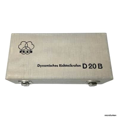 AKG D20B 60s ✔Serviced Vintage Dynamic Microphone. D20. Rare Classic. "The Beatles" image 16