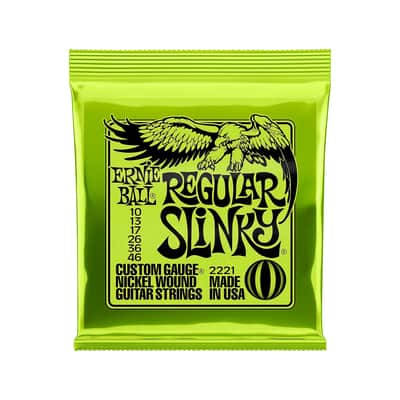 Ernie Ball Regular Slinky Electric Guitar Strings 10-46 image 1