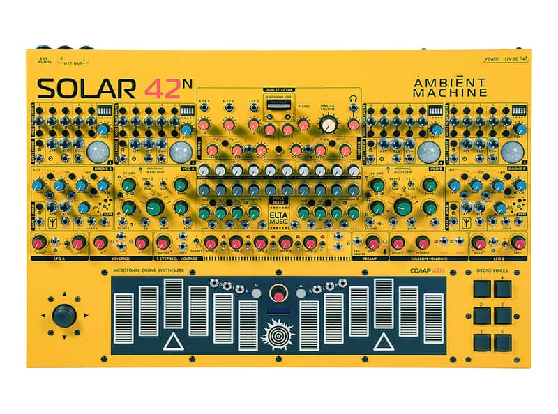 Elta Music Solar 42N Ambient Machine Drone Synthesizer (Maize Yellow) image 1
