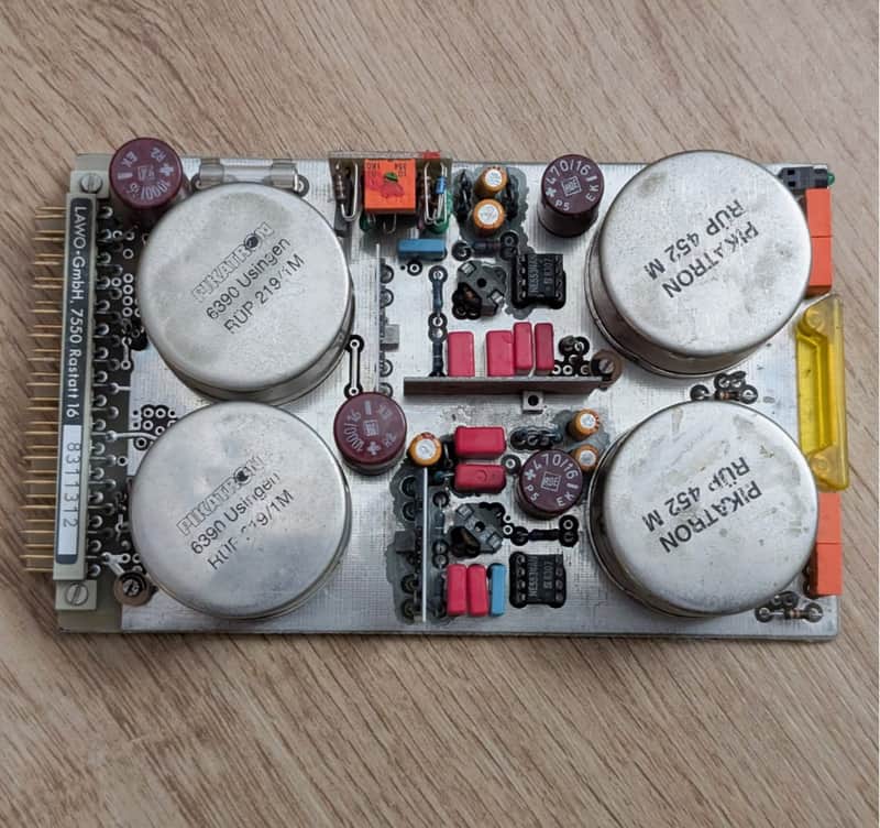 Vintage LAWO DV975 Summing Amp Module - contains 4 great Pikaron line transformers.. image 1