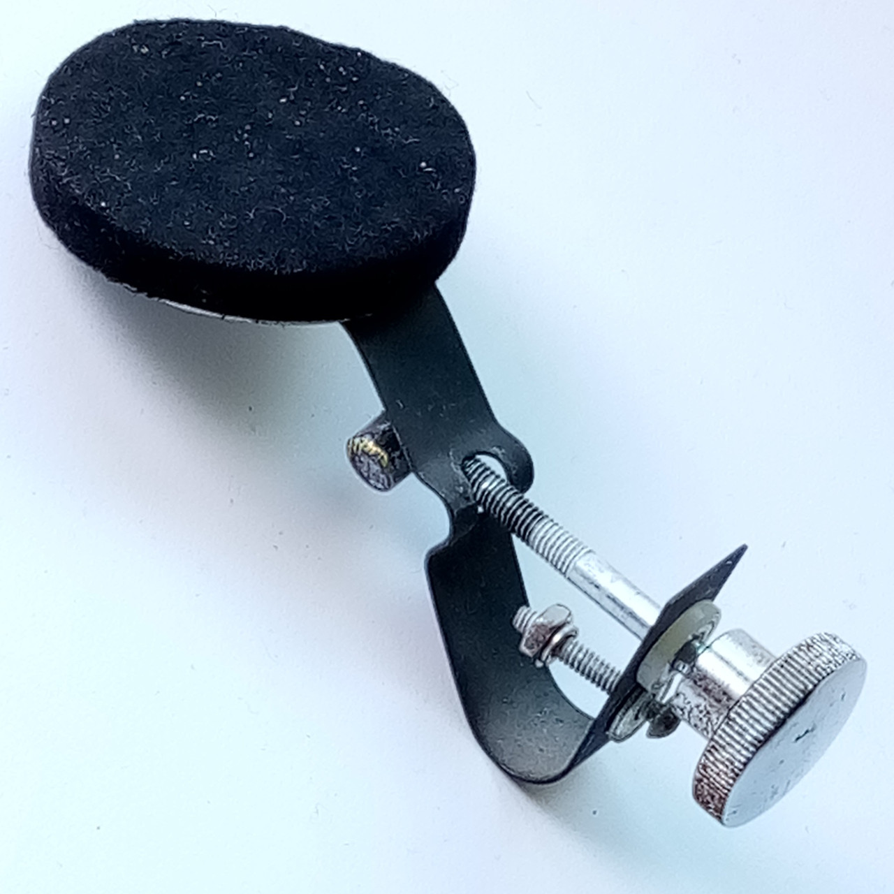Ludwig Muffler Black Felt 60s-70s Chrome Round Knob Snare/Tom Drum USA Vintage — main photograph
