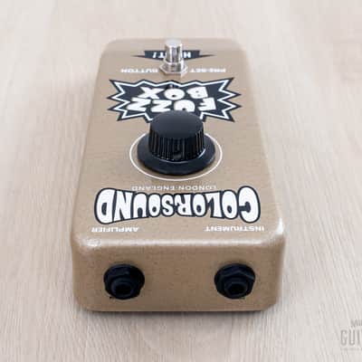 2025 Colorsound Sataka Hybrid One Knob Mk 1.5 Tone Bender Fuzz, Mint w/ Box, David Main D*A*M image 4