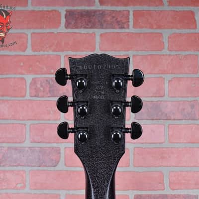 Gibson SG CM Black Limited Edition Satin Ebony FRX Floyd Rose 2016 w/Gator Softshell Case image 10