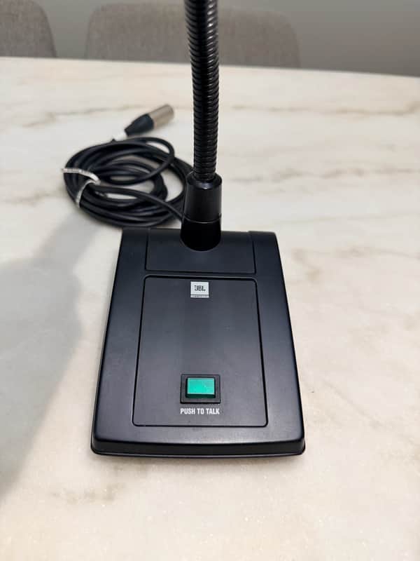 JBL CSPM-1 1-Zone Paging Push to Talk Gooseneck Microphone image 1