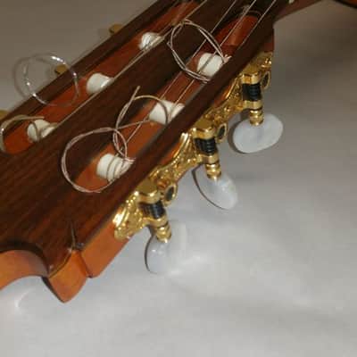 2015 Salvador Castillo Blanca Concert Flamenco Guitar w/ HSC image 11