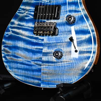 PRS Custom 24 Wood Library w/ 10-Top, Brazilian Rosewood, & McCarty III Pickups- Faded Blue Jean 2026 (0422580) image 10