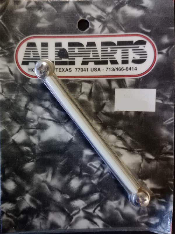 Allparts ABM 2102 BP-0858-010 Height Adjustment Bridge & Saddle For Acoustic Guitar CHROME *** FREE SHIPPING *** image 1
