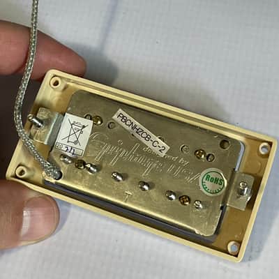 2021 Epiphone Slash Les Paul Guitar Neck Bridge Zebra Probucker Humbucker Pickup Set image 6