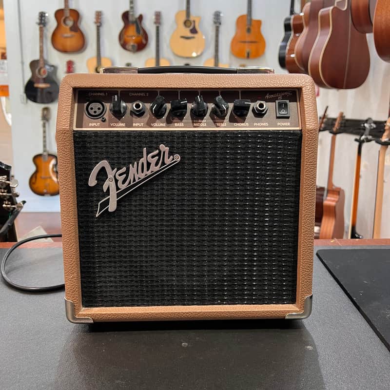 Fender Acoustasonic 15 2-Channel 15-Watt 1x6" Acoustic Guitar Amp 2013 - Present - Brown image 1