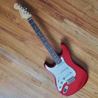 Fender Highway One Stratocaster Left Handed || Transparent Red Lefty image 3
