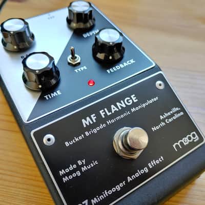 MOOG MINIFOOGER MF FLANGE FLANGER CHORUS PHASER PEDAL MINT image 5