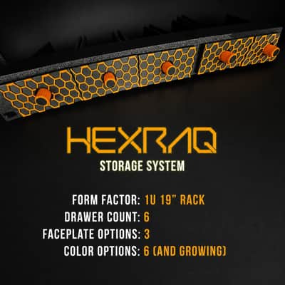 HexRaQ™ - 1U 6x Drawer Storage image 1