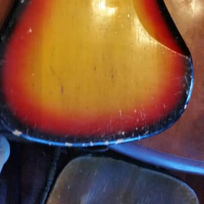 Epiphone  Et-285 Coronet Bass 1970 3 Tone Sunburst Gibson Vintage Japan Antique Newport Wilshire Crestwood Japanese image 7