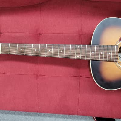 Guild Westerly Collection M-240E Troubadour with Pau Ferro Fretboard - Sunburst image 6