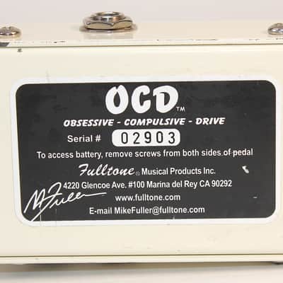 Fulltone OCD V1 Series 1 Obsessive Compulsive Drive Pedal • #2903 image 6
