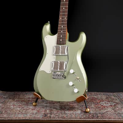 Fiam Mirari 2024 - Aged Pinecrest Green by past Ronin luthier Izzy Lugo. New machined Teacup F-knobs / Vega Trem. NEW, (Authorized Dealer) image 1