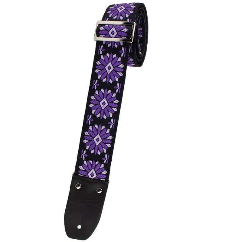 Henry Heller 2" Wide Woven Adjustable Jacquard Guitar Strap, Art Deco HJQ2-09 image 1