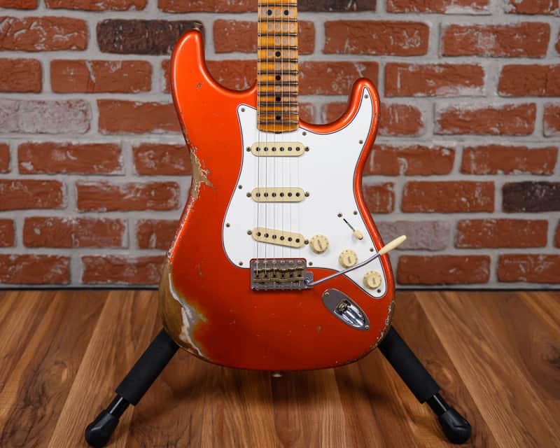 Fender Custom Shop SR25-69 Stratocaster Heavy Relic Aged Candy Tangerine 2025 w/OHSC image 1