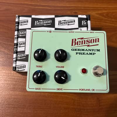 Benson Amps Germanium Preamp 2024 - Present - Seafoam Green image 1