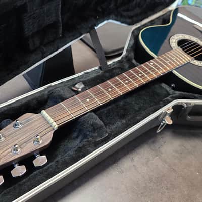 1993 Ovation American 1111 Balladeer RARE Cadillac Green USA CASE QUEEN TIME CAPSULE Acoustic Electric Deep Bowl Lyrachord Guitar image 9