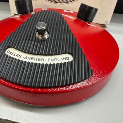 Dunlop JHF2 Jimi Hendrix Signature Fuzz Face In Box NKT 275 1990 - 1998 - Red image 5