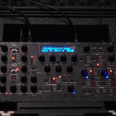 MINT Hypersynth Xenophone with Custom-made Case and tilted wooden sides image 3