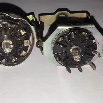 3x Tube Sockets PLK9 for 6N2P 6N23P ECC83 12AX7 tubes Vintage 70's image 11
