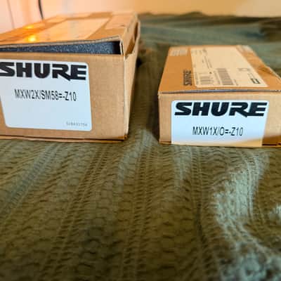 Shure MXW1X + MXW2X-SM58 Transmitter Pair Z10 BAND image 5