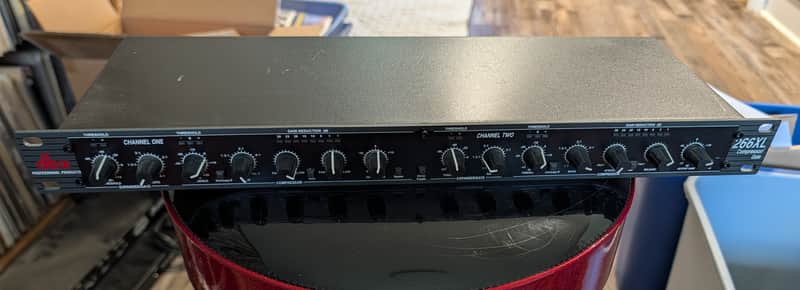Clean DBX 266XL Stereo Compressor / Limiter / Processor, 1U, AC, Nice Shape image 1