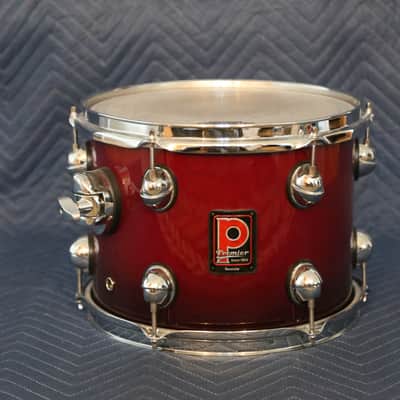 Premier Genista Birch Heavy Rock Five Piece 22/12/14/16 and 14 snare Cherry Fade Lacquer image 7