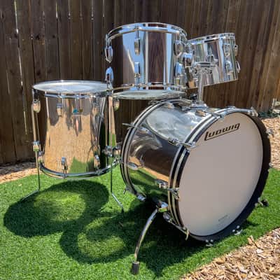 Ludwig Stainless Steel Big Beat 1970s image 3