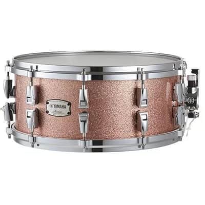 Yamaha AMS-1460 Absolute Hybrid Maple 14x6" Snare Drum - Pink Champagne Sparkle image 1