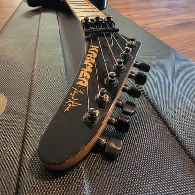 Vintage Kramer Floyd Rose Signature Electric Guitar 1984 Black 8.25Lbs CLEAN! image 10