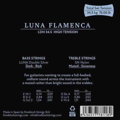 Knobloch LUNA FLAMENCA SN Nylon LDN 34.5 high tension 2026 image 2