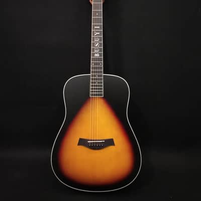 12/6 Strings Acoustic Double Neck, Double Sided Busuyi Double Neck Guitar, Travel Acoustic Guitar image 2