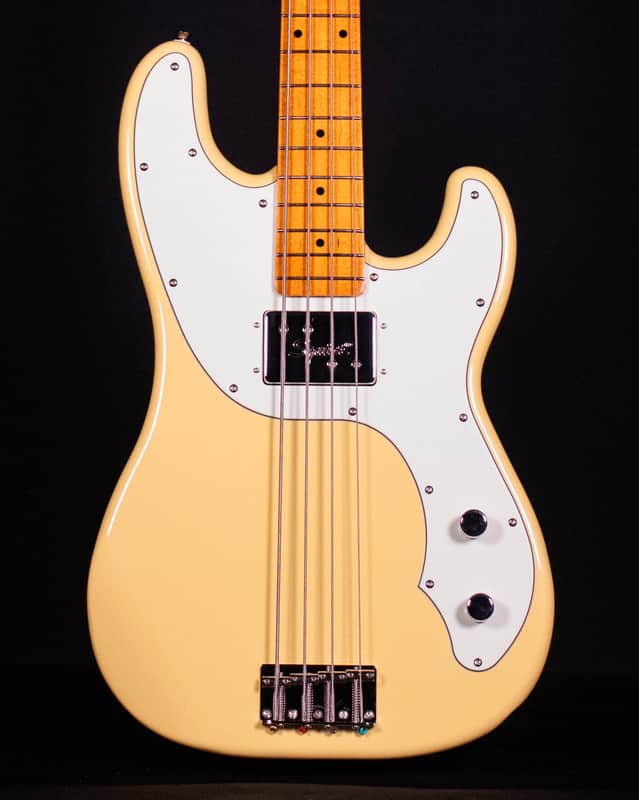 Squier Classic Vibe Telecaster Bass, Maple FB, Vintage White image 1