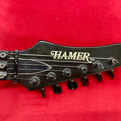 Hamer USA Diablo Electric Guitar 1990's - Transparent Red with Lace Sensors image 5