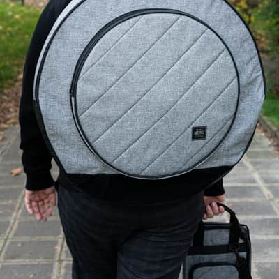 Meinl Professional 22" Cymbal Classic Backpack Case Bag, Heather Gray MCCB22GY image 3