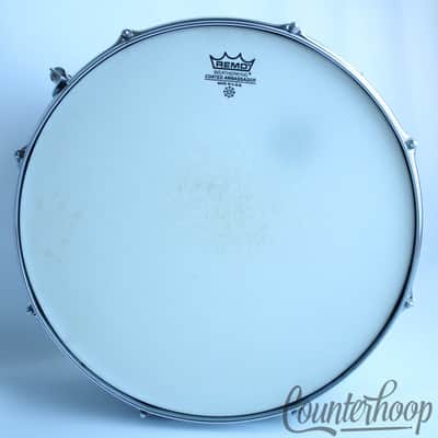 Slingerland 14x5"Ribbed Aluminum Snare Drum 8-Lug Niles,IL USA Vintage70s No.140 image 7