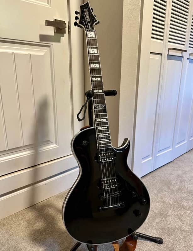 Washburn PXL20B Parallaxe Singlecut 2010s - Black Gloss