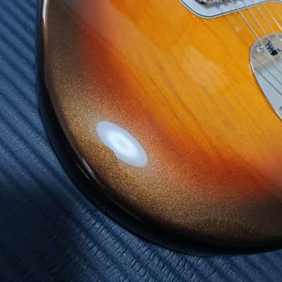 *RARE* 2021 Fender Japan Hybrid II Jazzmaster 75th anniversary - Limited Edition Sparkle Metallic 3-Color Sunburst M3TS - Full Set MIJ image 11